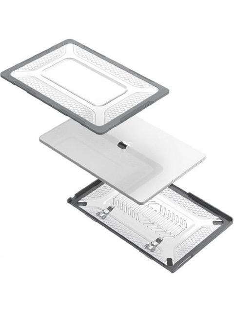 BROBOTIX FUNDA 6007396 PARA MACBOOK AIR 13.6 GRIS - Image 4