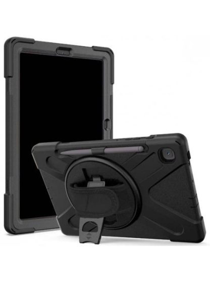 BROBOTIX FUNDA USO RUDO CON CORREA Y GIRO 360° PARA SAMSUNG GALAXY TAB S6 LITE NEGRO - Image 4