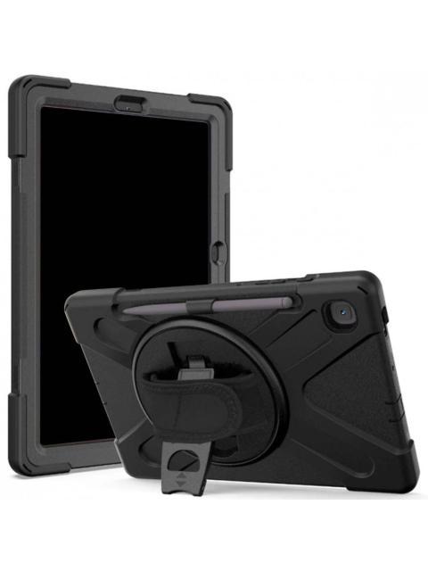 BROBOTIX FUNDA USO RUDO CON CORREA Y GIRO 360° PARA SAMSUNG GALAXY TAB S6 LITE NEGRO - Image 4
