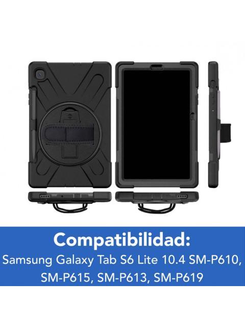 BROBOTIX FUNDA USO RUDO CON CORREA Y GIRO 360° PARA SAMSUNG GALAXY TAB S6 LITE NEGRO - Image 7