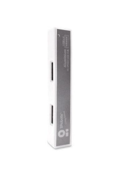 BROBOTIX HUB USB 2.0 - 4 PUERTOS USB 1.1-USB 2.0 480MBIT-S PLATA