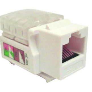 BROBOTIX JACK DE RED RJ-45 BLANCO