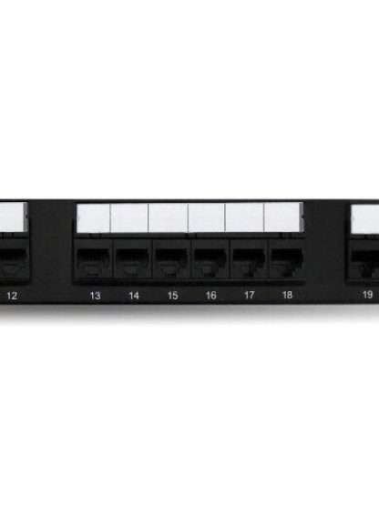 BROBOTIX PANEL DE PARCHEO CAT5E 24 PUERTOS 1U NEGRO - Image 4