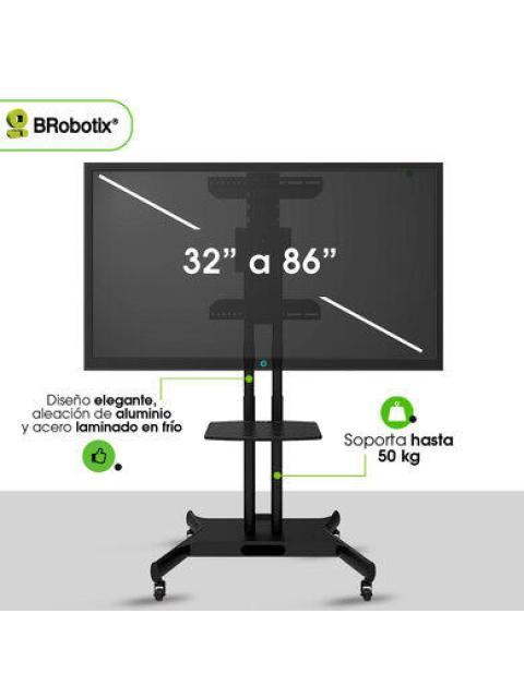 BROBOTIX SOPORTE DE PISO 6007792 PARA PANTALLA 32 - 86 HASTA 50KG - Image 3