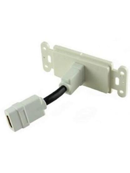 BROBOTIX TAPA HDMI 1 PUERTO HEMBRA CON CABLE PIGTAIL - Image 2