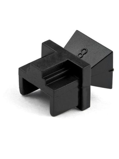 BROBOTIX TAPAS PARA CONECTOR RJ-45 NEGRO 100 PIEZAS - Image 5