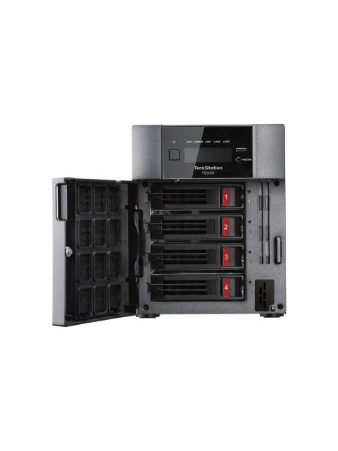 BUFFALO TERASTATION 5420DN NAS DE 4 BAHIAS 24TB ANNAPURNA LABS AL524 2.04GHZ USB 2.0-3.0 NEGRO - INCLUYE DISCOS DUROS - Image 4
