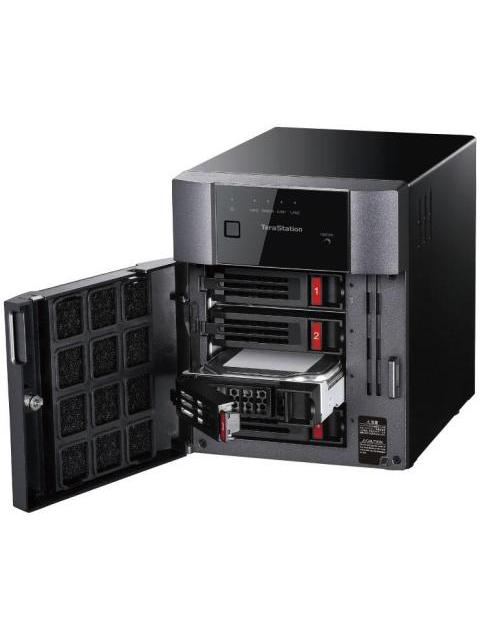 BUFFALO TERASTATION ESSENTIALS 3420D NAS DE 4 BAHIAS 24TB ANNAPURNA LABS AL214 1.4GHZ NEGRO - INCLUYE DISCOS DUROS - Image 3