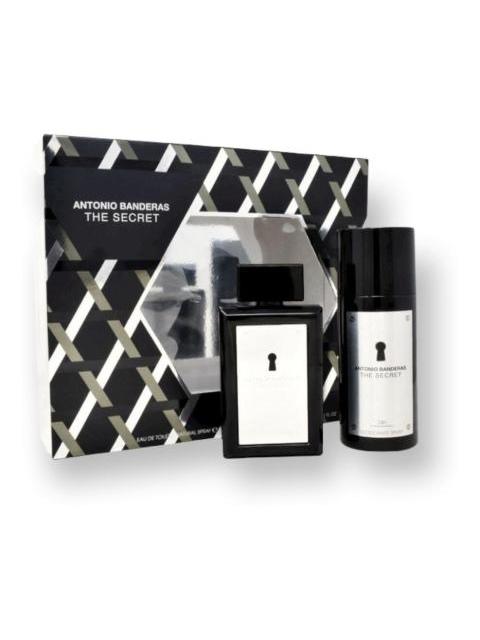 C SET ANTONIO B THE SECRET 100ML EDT DESODORANTE 150 ML