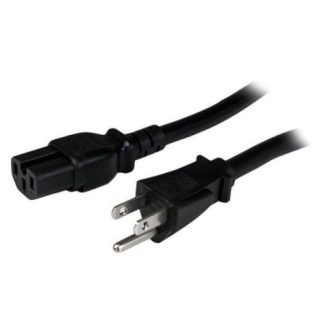 CABLE 1.2M ALIMENTACION 14AWG PC NEMA5-15P A C15 STARTECH PXT515C154