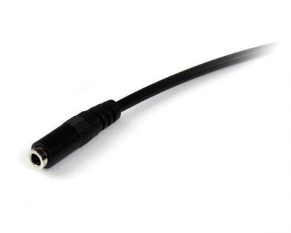 STARTECH  CABLE 3.5MM MACHO - 3.5MM HEMBRA 2 METROS NEGRO - Image 3