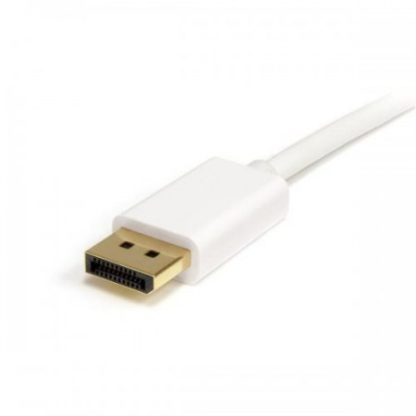 STARTECH  CABLE MINI DISPLAYPORT MACHO - DISPLAYPORT 1.2 MACHO 4K 60HZ 2 METROS BLANCO - Image 6