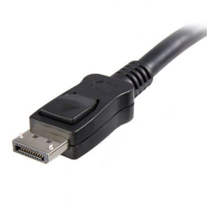 STARTECH  CABLE CON CIERRE DE SEGURIDAD DISPLAYPORT MACHO - DISPLAYPORT MACHO 6 METROS NEGRO - Image 2