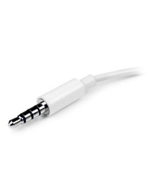 STARTECH  ADAPTADOR DIVISOR 1X 3.5MM MACHO - 2X 3.5MM HEMBRA PARA AUDIFONOS Y MICROFONO BLANCO - Image 4
