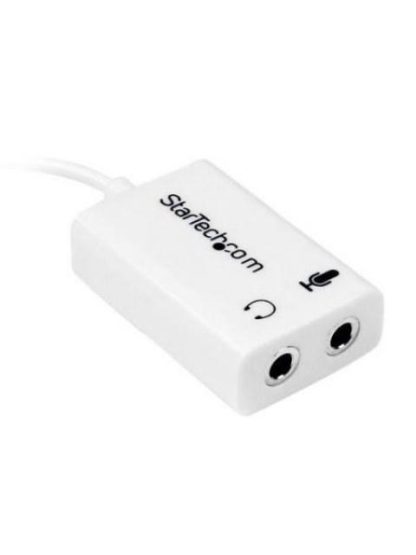 STARTECH  ADAPTADOR DIVISOR 1X 3.5MM MACHO - 2X 3.5MM HEMBRA PARA AUDIFONOS Y MICROFONO BLANCO - Image 5
