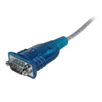 STARTECH  CABLE ADAPTADOR USB 2.0 A MACHO - RS-232 DE 1 PUERTO SERIAL DB9 MACHO 43CM AZUL-PLATA - Image 2