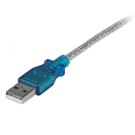 STARTECH  CABLE ADAPTADOR USB 2.0 A MACHO - RS-232 DE 1 PUERTO SERIAL DB9 MACHO 43CM AZUL-PLATA - Image 4