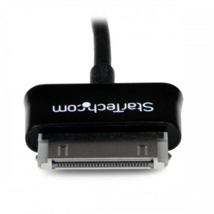 STARTECH  CABLE ADAPTADOR USB PARA SAMSUNG GALAXY TAB - USB A HEMBRA 15CM NEGRO - Image 3