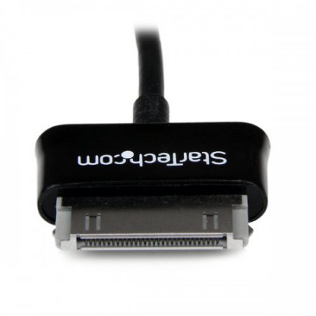STARTECH  CABLE ADAPTADOR USB PARA SAMSUNG GALAXY TAB - USB A HEMBRA 15CM NEGRO - Image 3