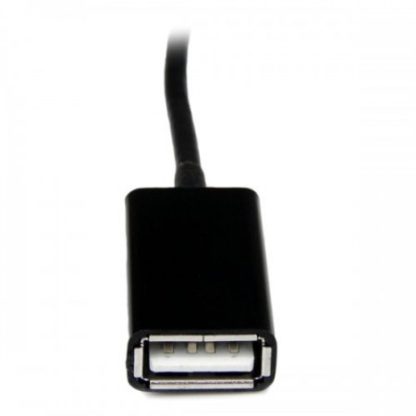 STARTECH  CABLE ADAPTADOR USB PARA SAMSUNG GALAXY TAB - USB A HEMBRA 15CM NEGRO - Image 4