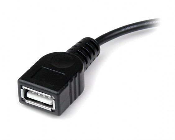 STARTECH  CABLE ADAPTADOR USB PARA SAMSUNG GALAXY TAB - USB A HEMBRA 15CM NEGRO - Image 6