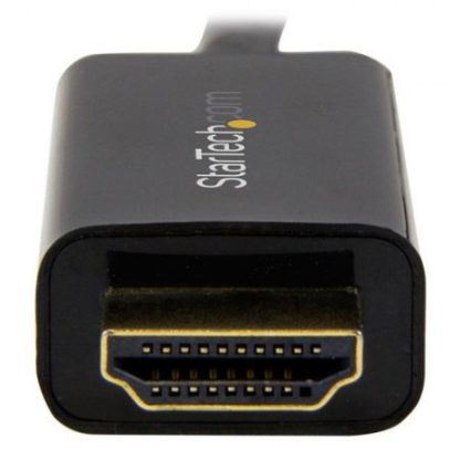 STARTECH  CABLE DISPLAYPORT 1.2 MACHO - HDMI MACHO 4K 30HZ 2 METROS NEGRO - Image 5