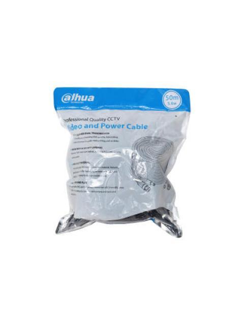 CABLE DE 50 METROS ARMADO PARA VIDEO Y ENERGIA- CON CONECTORES BNC Y DE ENERGIA- PARA CAMARAS HASTA 4K- USO EXTERIOR E INTERIOR- COBRE DE ALTA PUREZA NB