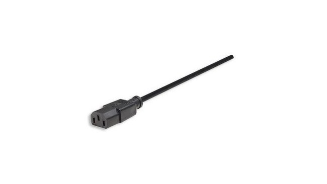 MANHATTAN CABLE IEC 60320 C13 MACHO - NEMA 5-15 MACHO 1.8 METROS NEGRO - Image 3