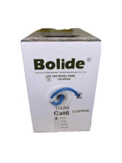CABLE DE RED BOLIDE BP0033-CAT6-CMX100 100 M AZUL CAT6 100 COBRE
