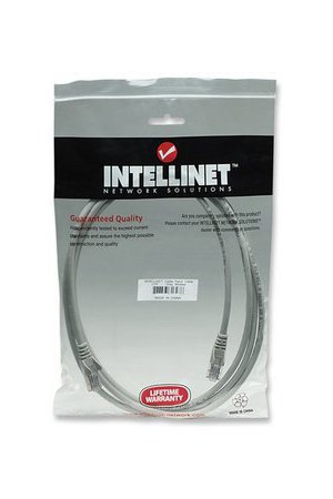 INTELLINET CABLE PATCH CAT5E UTP 100% COBRE RJ-45 MACHO - RJ-45 MACHO 7.6 METROS GRIS - Image 4