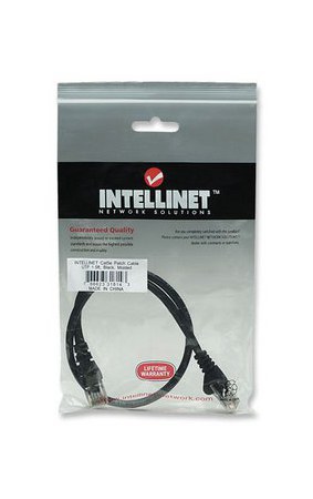 INTELLINET CABLE PATCH CAT5E UTP 100% COBRE RJ-45 MACHO - RJ-45 MACHO 50CM NEGRO - Image 4