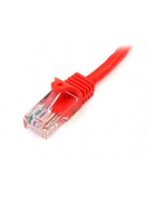 STARTECH  CABLE PATCH CAT5E UTP SIN ENGANCHES RJ-45 MACHO - RJ-45 MACHO 2 METROS ROJO - Image 3