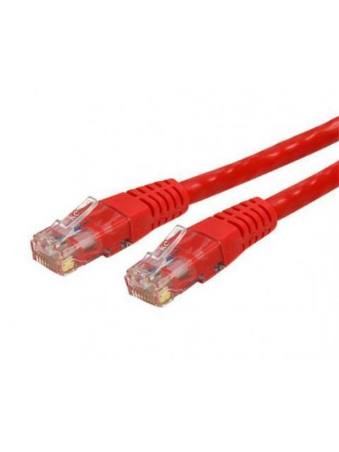 STARTECH  CABLE PATCH CAT6 UTP MOLDEADO RJ-45 MACHO - RJ-45 MACHO 90CM ROJO - Image 3