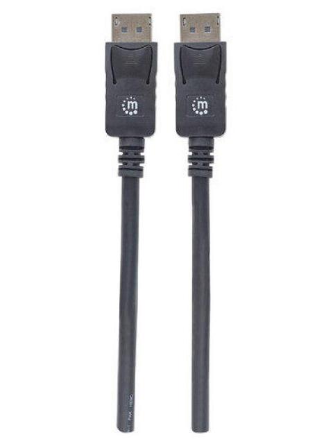 MANHATTAN CABLE DISPLAYPORT 1.1 MACHO - DISPLAYPORT MACHO 1080P 2 METROS NEGRO - Image 3