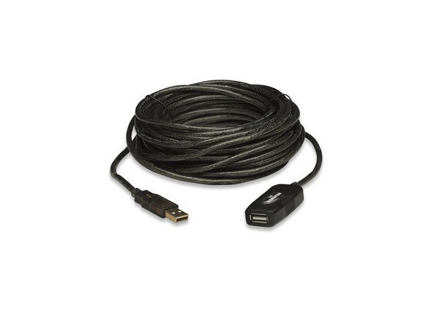 MANHATTAN CABLE DE EXTENSION ACTIVA USB DE ALTA VELOCIDAD ENCADENABLE USB A MACHO - HEMBRA 20 METROS NEGRO - Image 3