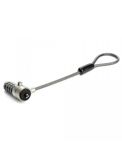 STARTECH  CANDADO DE COMBINACION PARA LAPTOPS BRNCHLOCK 15CM PLATA - Image 3