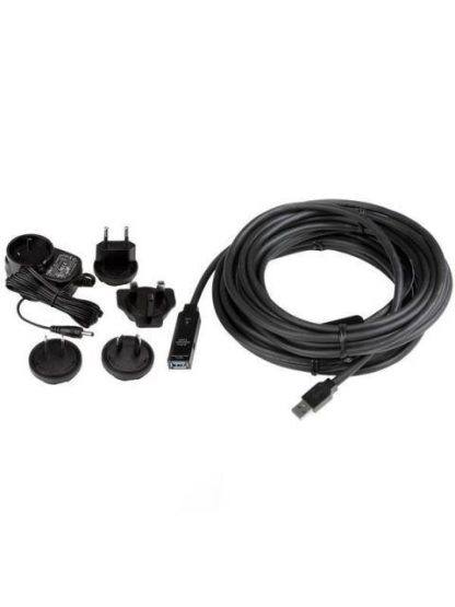 STARTECH  CABLE USB MACHO - USB HEMBRA 10 METROS NEGRO - Image 2