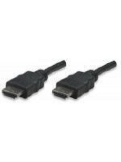 MANHATTAN CABLE HDMI DE ALTA VELOCIDAD HDMI MACHO - HDMI MACHO 4K 30HZ 3D 1.8 METROS NEGRO - Image 2