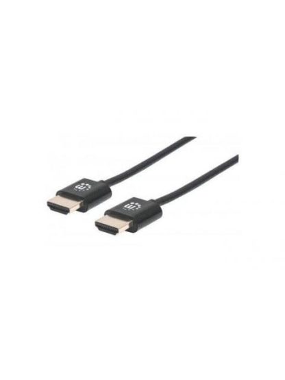 MANHATTAN CABLE HDMI MACHO - HDMI MACHO 4K 60HZ 1.8 METROS NEGRO - Image 2
