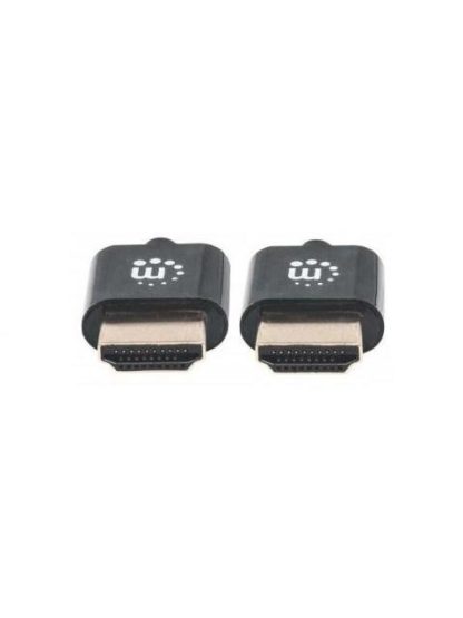 MANHATTAN CABLE HDMI MACHO - HDMI MACHO 4K 60HZ 1.8 METROS NEGRO - Image 4