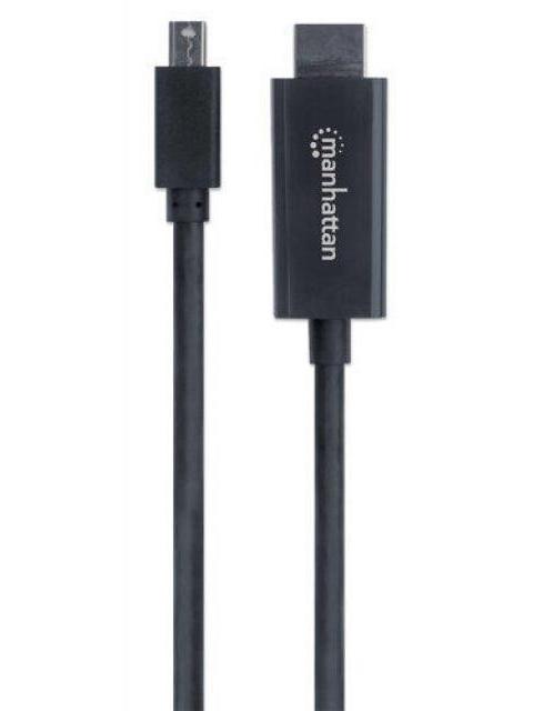 MANHATTAN CABLE MINI DISPLAYPORT 1.1 MACHO - HDMI MACHO 4K 60HZ 1 METRO NEGRO - Image 4