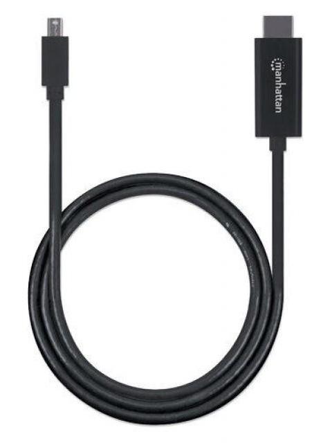 MANHATTAN CABLE MINI DISPLAYPORT 1.1 MACHO - HDMI MACHO 4K 60HZ 1 METRO NEGRO - Image 5