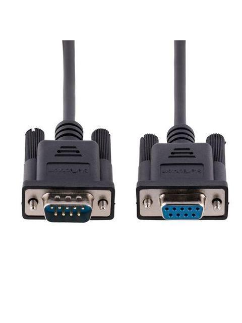 CABLE SERIAL STARTECH RS232 DB-9 MACHO - DB-9 HEMBRA 3M BLINDAJE AL-MYLAR 9FMNM-3M-RS232-CABLE - Image 4