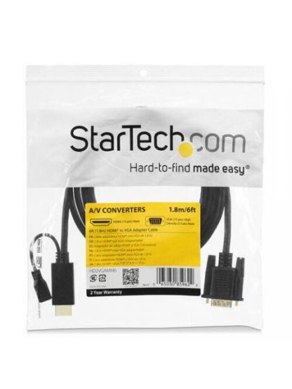STARTECH  CABLE VGA MACHO - HDMI + MICRO-USB MACHO-HEMBRA 3 METROS NEGRO - Image 6