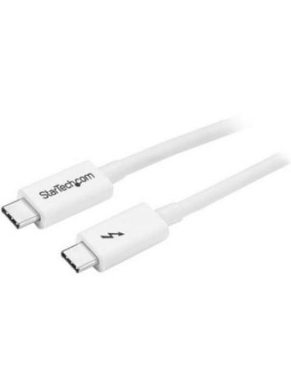 STARTECH  CABLE THUNDERBOLT 3 USB-C MACHO - USB-C MACHO 2 METROS BLANCO PARA MACBOOK PRO - Image 2