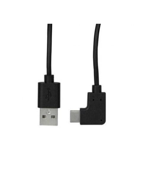 STARTECH  CABLE USB A MACHO - USB C MACHO EN ANGULO A LA DERECHA 1 METRO NEGRO - Image 4