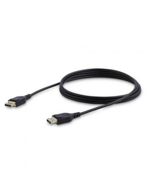 STARTECH  CABLE DISPLAYPORT CON CERTIFICACION VESA DISPLAYPORT 1.4 MACHO - DISPLAYPORT 1.4 MACHO 8K 60HZ 2 METROS NEGRO - Image 3