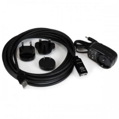 STARTECH  CABLE USB 2.0 DE EXTENSION ALARGADOR ACTIVO USB A MACHO - USB A HEMBRA 5 METROS NEGRO - Image 5