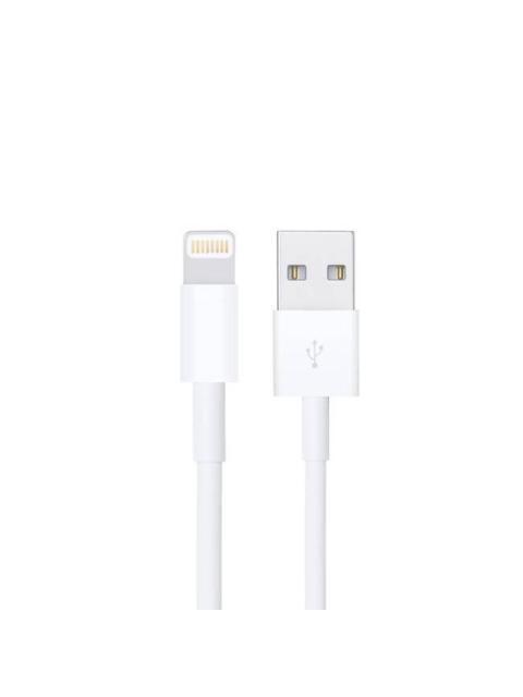 CABLE USB A A LIGHTNING COLOR BLANCO. 1 METRO DE LARGO. ALTA RESISTENCIA DE MATERIALES Y CARGA RAPIDA DBGUSBLB