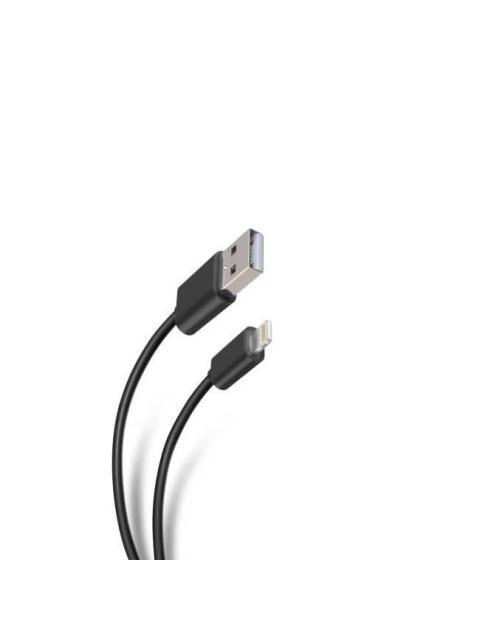 CABLE USB A A LIGHTNING COLOR NEGRO. 1 METRO DE LARGO. ALTA RESISTENCIA DE MATERIALES Y CARGA RAPIDA DBGUSBLN - Image 3